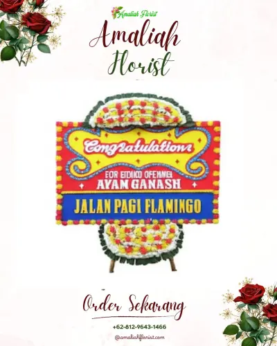 Bunga Papan Congratulation di Purwodinatan